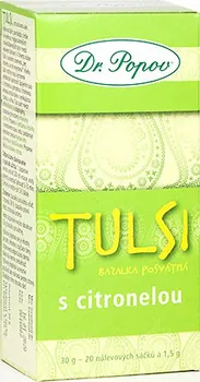 Čaj Dr. Popov Čaj Tulsi s citronelou 20 x 1,5 g