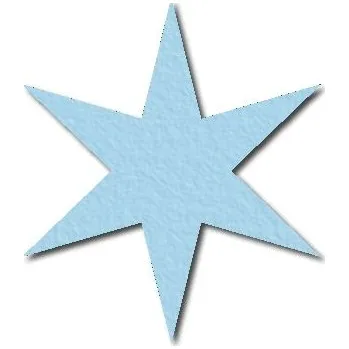 Dětsný nábytek Pelisport Filcová hvězda 2 - 6 cípů ø 7,5 cm