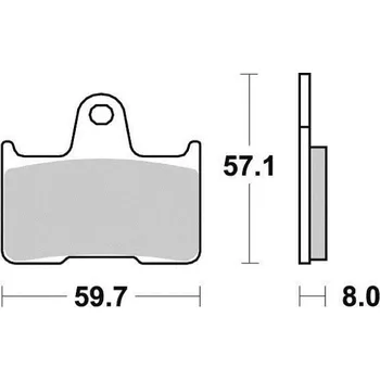 Auto-moto Sifam Brzdové destičky Sifam S1436N