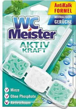 Čisticí prostředek na WC WC Meister Aktiv Kraft závěska do WC máta 45 g