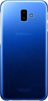Pouzdro na mobilní telefon Samsung Gradation Clear Cover pro Galaxy J6+ modré