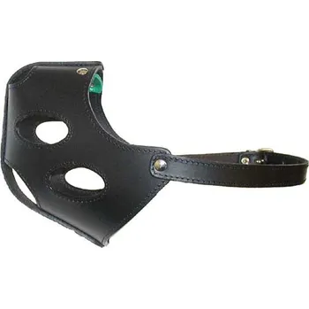 Náhubek pro psa Chopo Kožený náhubek č.8 pitbul