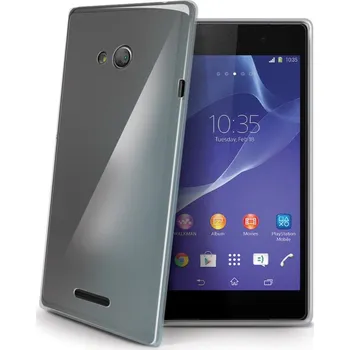 Pouzdro na mobilní telefon Celly Gelskin pro Sony Xperia E4 bezbarvé