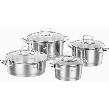 Sada nádobí Korkmaz Steama sada nerezových hrnců 4 ks