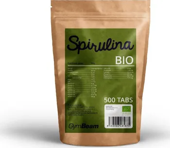 Přírodní produkt GymBeam Bio Spirulina 500 mg 500 tbl.
