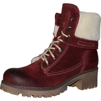 Dámské lodičky Weinbrenner dámská zimní obuv PZ8-W2490z51 Barva: červená, Velikost: 39