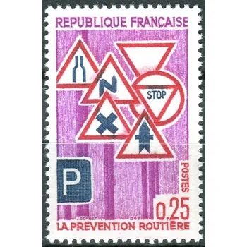 Poštovní známka Post France (1968) MiNr. 1615 ** - Francie - bezpečnost silničního provozu