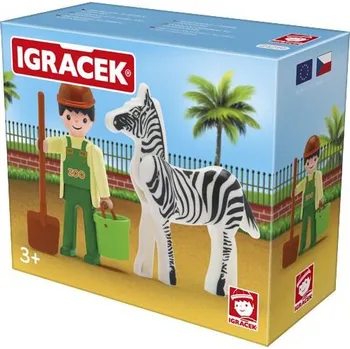 Figurka Igráček Ošetřovatel a zebra