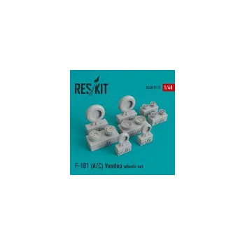 Plastikový model 1/48 F-101 A/C Voodoo wheels set (KITTYH,MONO)