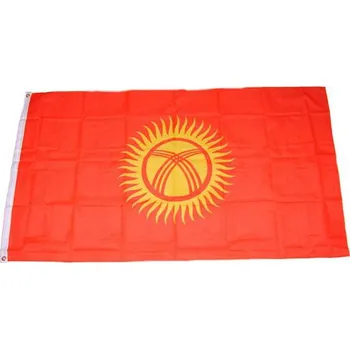 Vlajka Vlajka Kyrgyzstánu o velikosti 90 x 150 cm