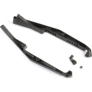 RC vybavení TLR 22 5.0: Ochranné díly šasi, držák větráku