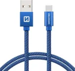 Swissten USB/USB-C 1,2 m modrý