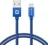 datový kabel Swissten USB/USB-C 1,2 m modrý