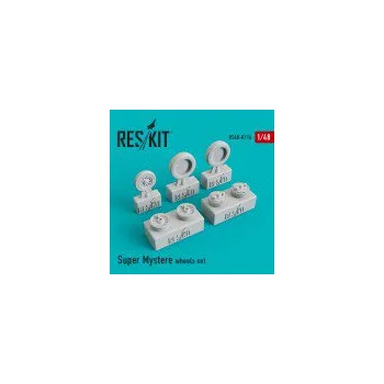 autíčko 1/48 Dassault Super Mystere wheels set (FOND.MIN.)
