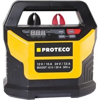 Nabíječka autobaterie Nabíječka autobaterií 12/24 elektronická (Elektronická automatická nabíječka řízená mikroprocesorem je určena pro nabíjení všech běžných automobilových baterií 12 V a 24 V včetně gelových, od 2 Ah do 400 Ah.)