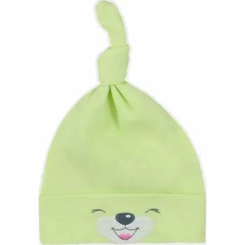 Čepice BOBAS FASHION Bavlněná kojenecká čepička Bobas Fashion Lucky zelená Zelená 62 (3-6m)