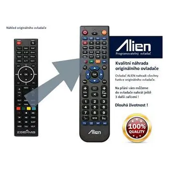 Dálkový ovladač Dálkový ovladač ALIEN ZGEMMA H9.2S