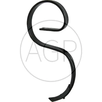 Pero kultivátoru velké 45 x 12 mm komplet s hrotem vhodné pro Saphir, brány s velkými pery