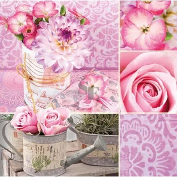 Papírový ubrousek Papírové ubrousky Rose 572 33/3/20, Stil