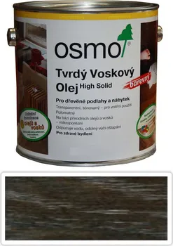 Olej na dřevo OSMO Tvrdý voskový olej barevný 2,5 l stříbrný