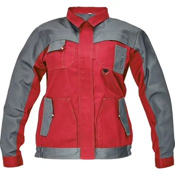 pracovní bunda CERVA Max Evolution lady bunda červená/šedá