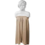 Kosmetická froté pelerína - béžová (AS)