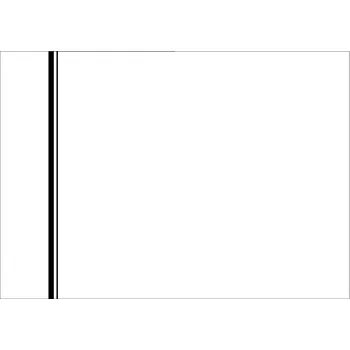 Kancelářský papír Smuteční obálka C6 samolepící s krycí páskou - dva pruhy