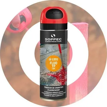 Barva ve spreji Značkovací sprej Soppec FLUO T.P. - fialový