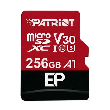 paměťová karta Patriot microSDXC 256 GB Class 10 U3 (PEF256GEP31MCX) + adapter
