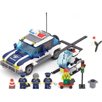 ostatní stavebnice Enlighten Brick 1117 Silniční Policie 394 dílů