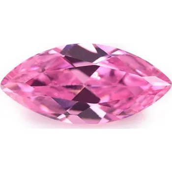 Materiál na výrobu šperku Šperky4U CZ Kubický zirkon - Pink, 2,5 x 5 mm - CZM500-015