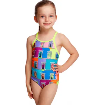 Dívčí plavky Dětské dívčí plavky Funkita Vacancy, Velikosti 5 let