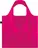 LOQI taška nákupní, Transparent Pink