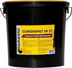 Gumoasfalt SA 23, na opravu ploché střechy, asfaltový, červeno hnědý, 5 kg