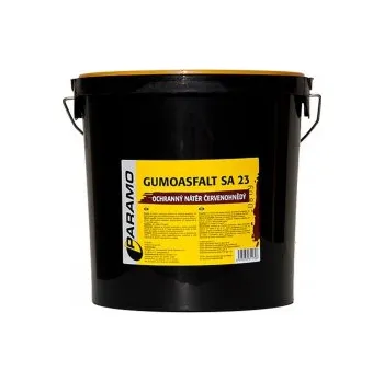 tekutá izolace Gumoasfalt SA 23, na opravu ploché střechy, asfaltový, červeno hnědý, 5 kg