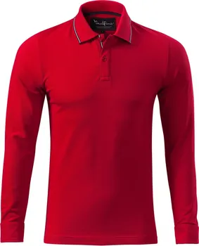 Pánské tričko Malfini Contrast Stripe 258 Formula Red