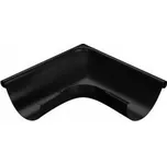 EVROmat Roh žlabu vnější ČERNÝ RAL 9005 400 mm