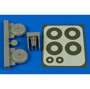 Plastikový model Aires 1/72 Wellington wheels & paint masks (early) (Airfix)