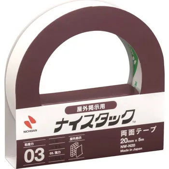 Lepicí páska Nichiban - páska lepicí 20 mm x 5 m oboustranná, venkovní použití