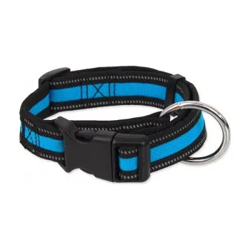Obojek pro psa Obojek DOG FANTASY Neoprene modrý 27-37cm