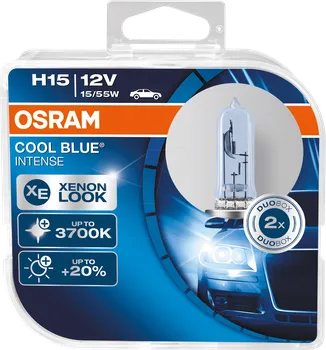 Autožárovka Osram Cool Blue Intense 64176CBI-HCB H15 12V 15/55W