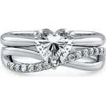 Olivie Stříbrný prsten pro zamilované 2176 Velikost prstenů: 5 (EU: 49-50) Ag 925; ≤4,2 g.