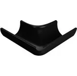 EVROmat Roh žlabu vnitřní ČERNÝ RAL 9005 400 mm