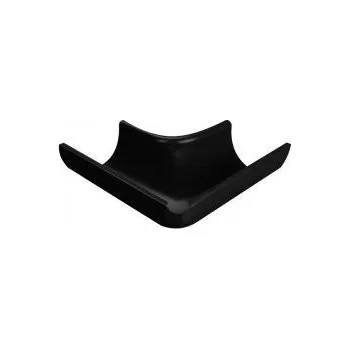 okap EVROmat Roh žlabu vnitřní ČERNÝ RAL 9005 400 mm