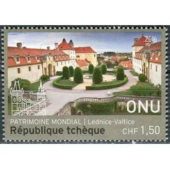 Poštovní známka (2016) MiNr. ** - OSN Ženeva - 2016 Světové dědictví - Česká republika - Lednicko-valtický areál