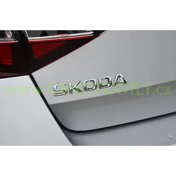 Znak automobilu Škoda Superb III-Zadní nápis ŠKODA ORIGINAL