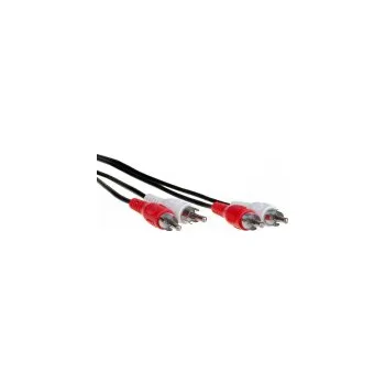 Audio kabel AQ KAR100 - stereo audio kabel s konektory 2 x RCA - 2 x RCA, délka 10,0 m