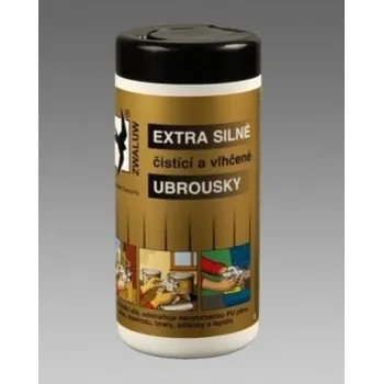 Papírový kapesník Čistící vlhčené ubrousky papírové 20x30 cm 80 ks (doprodej)