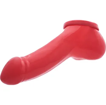 Návlek na penis Toylie Latex Penis Sleeve Adam 13 x 5,5cm Red