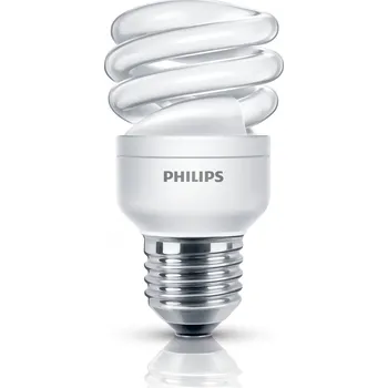 Žárovka Philips Economy Twister 8W WW E27